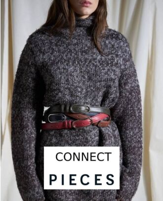 CONNECT , PIECES Paski skórzane